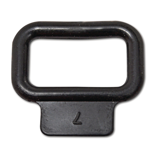HellermannTyton Black PVC retaining clip