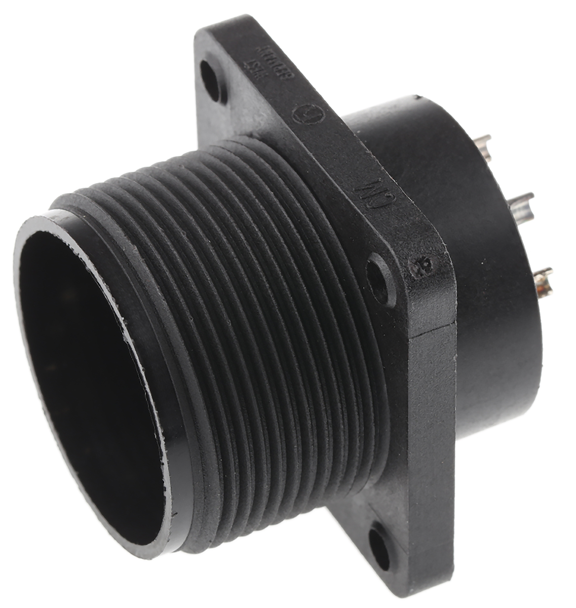 Hirschmann, CM, Polyamide 8 Way Panel Mount MIL Spec Circular Connector PlugBlack, Socket Contacts,Shell Size 20, Screw