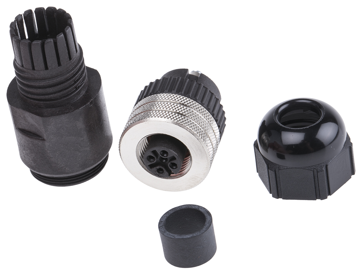 Brad from Molex Industrial Circular Connector, 5 Contacts, Cable, M12 Connector, Socket, Female, IP67, Micro-Change