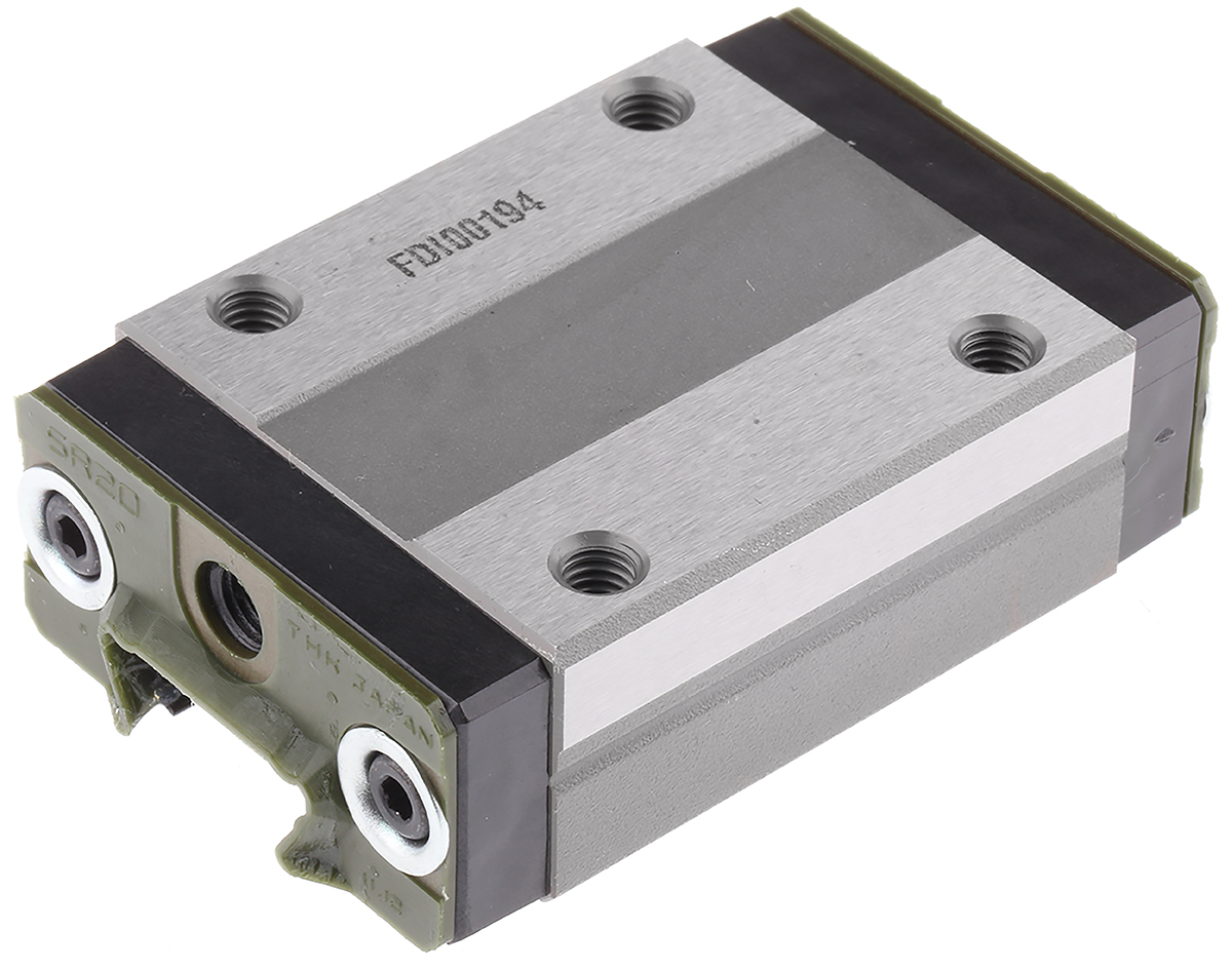 THK Linear Guide Carriage SR-W, 12.5kN Dynamic Load, 20mm Rail Width