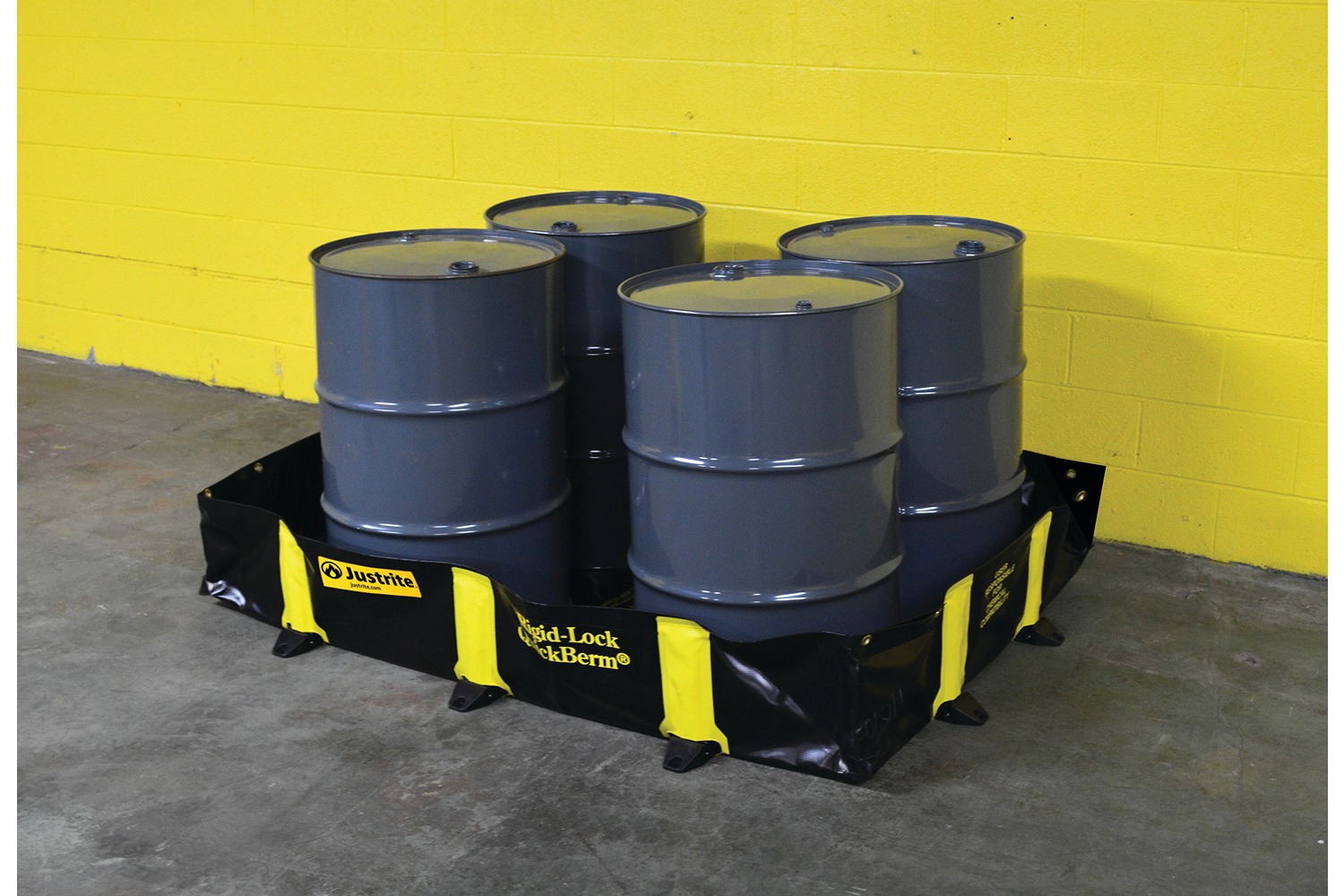 Justrite PVC Spill Containment for Chemical, 662L Capacity