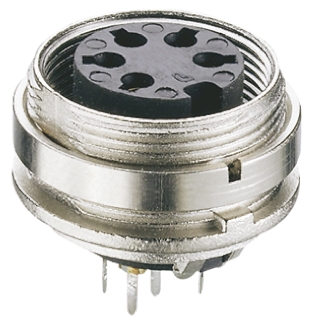 Lumberg, KGR 7 Pole M16 Din Socket, DIN EN 60529, 5A, 60 V ac IP40, Female, Panel Mount