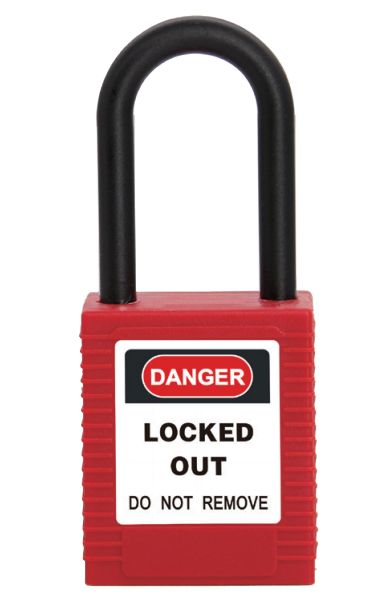 RS PRO Key Nylon Padlock, 4mm Shackle, 40mm Body