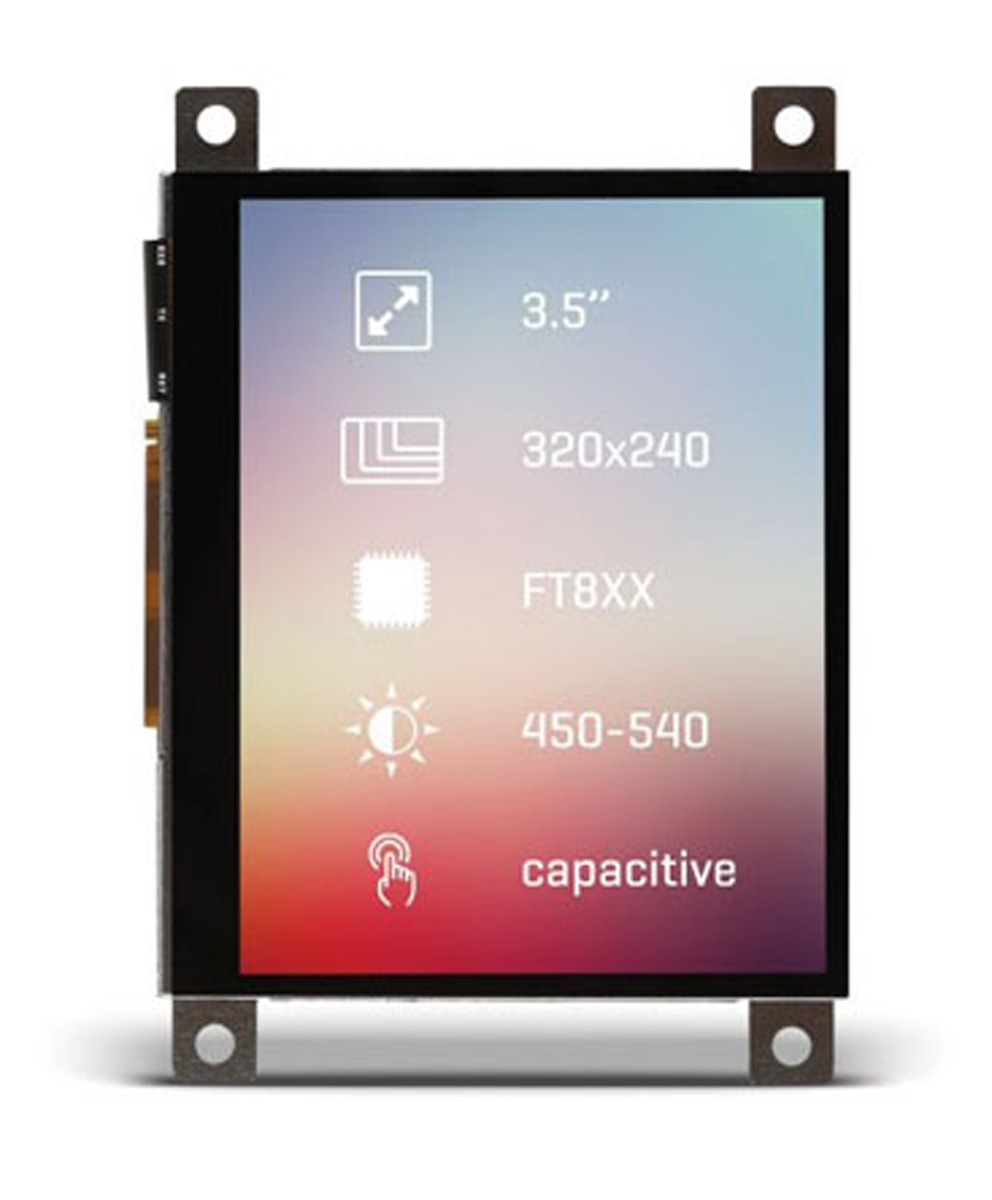 MikroElektronika MIKROE-2163 TFT LCD Colour Display / Touch Screen, 3.5in, 320 x 240pixels