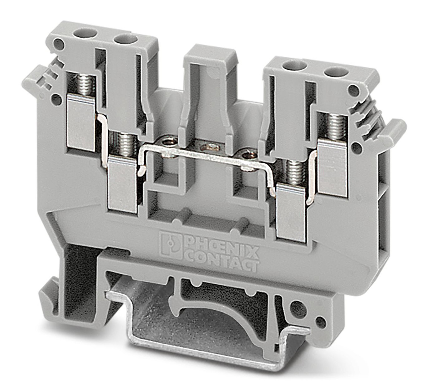 Phoenix Contact 2775375 UDK 3 Series Grey, 2.5mm², 1-Level, Screw Termination