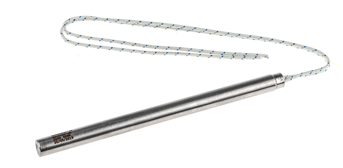 RS PRO Heating Element, 150mm, 300 W, 220 V ac