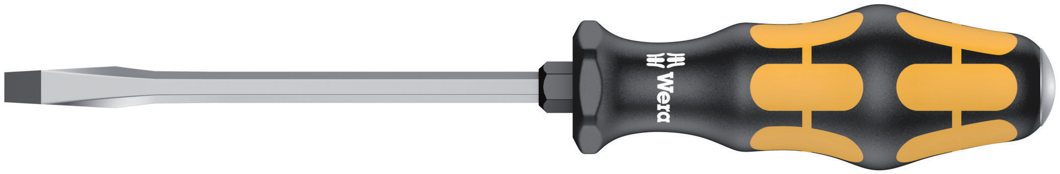 Wera Slotted  Screwdriver, 7 x 1.2 mm Tip, 125 mm Blade