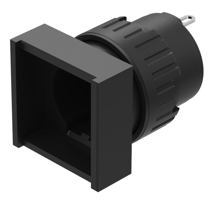 LED Indicator Lampholder, , 16mm