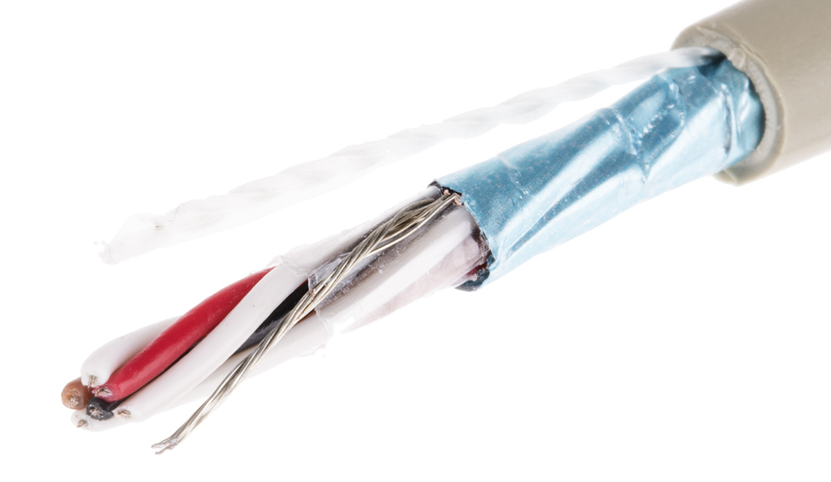 Alpha Wire ProTekt Series Data Cable, 3 Pairs, 6 Cores, 0.23 mm², Screened, 24 AWG, 50m, Screened Shield