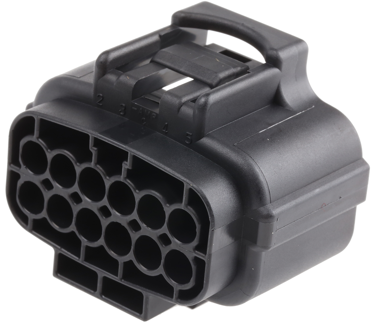 TE Connectivity, Econoseal J 070 Mk II+ Automotive Connector Plug Black 12 Way 2822638-1