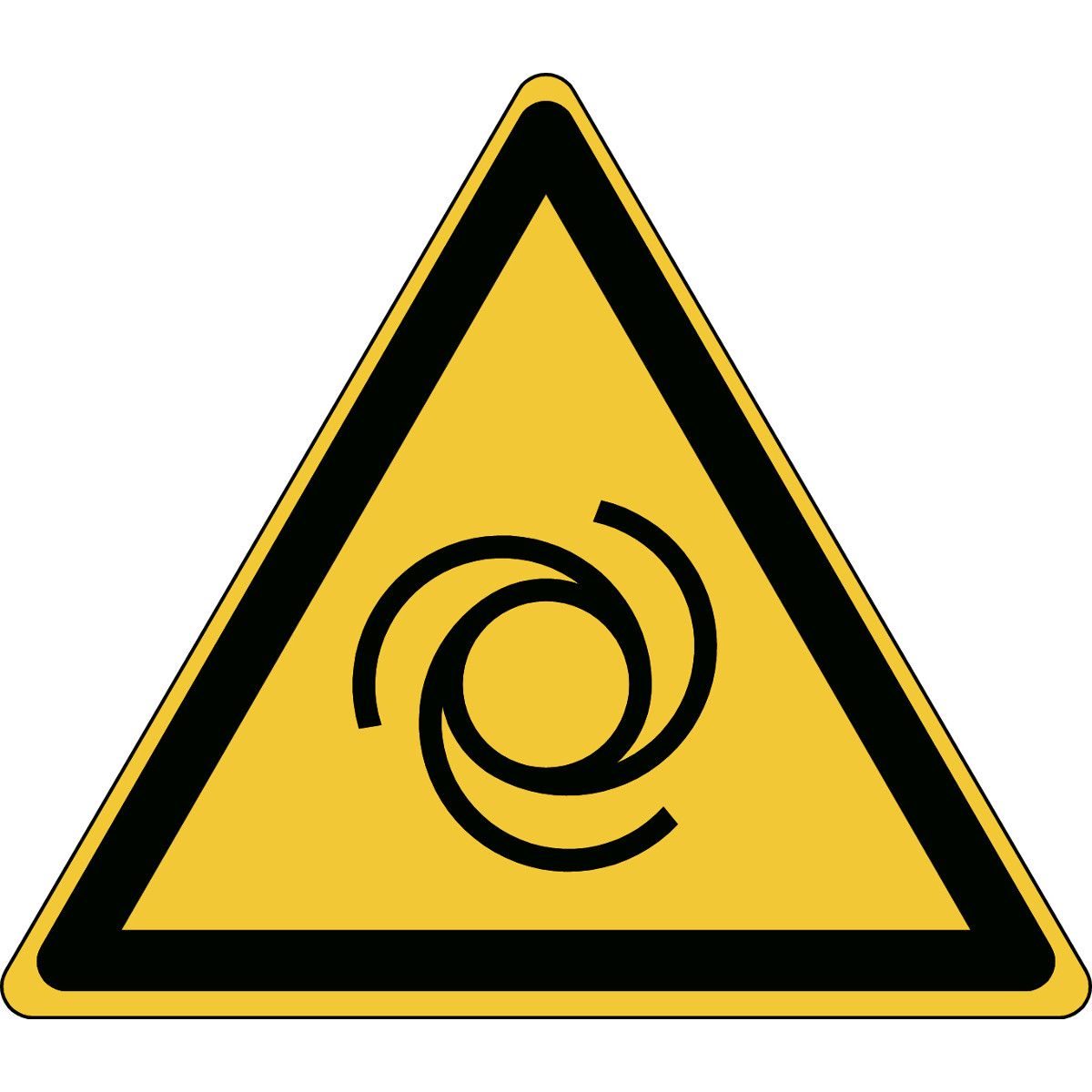Brady Self-Adhesive Machinery Hazard Hazard Warning Sign