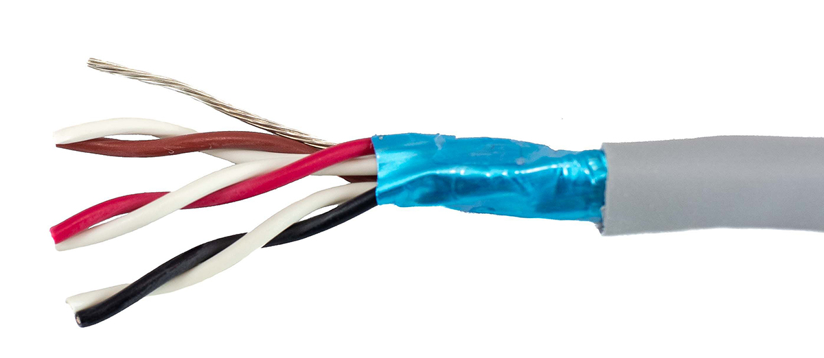 Alpha Wire Ecogen Ecocable Mini Series Data Cable, 3 Pairs, 6 Cores, 0.09 mm², Screened, 28 AWG, 30m, Screened Shield