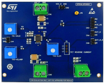STMicroelectronics STEF01 Fully Programmable Universal Electronic Fuse Electronic Fuse for STEF01