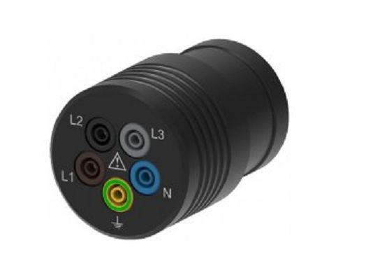 Schutzinger Black Test Connector Adapter With Brass contacts and Nickel Plated
