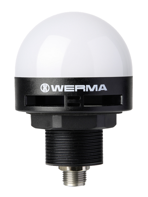 Werma MC55 Series Green, Red, Yellow Beacon, 24 V dc, IP69K, Built-in Mounting, 85dB at 1 Metre