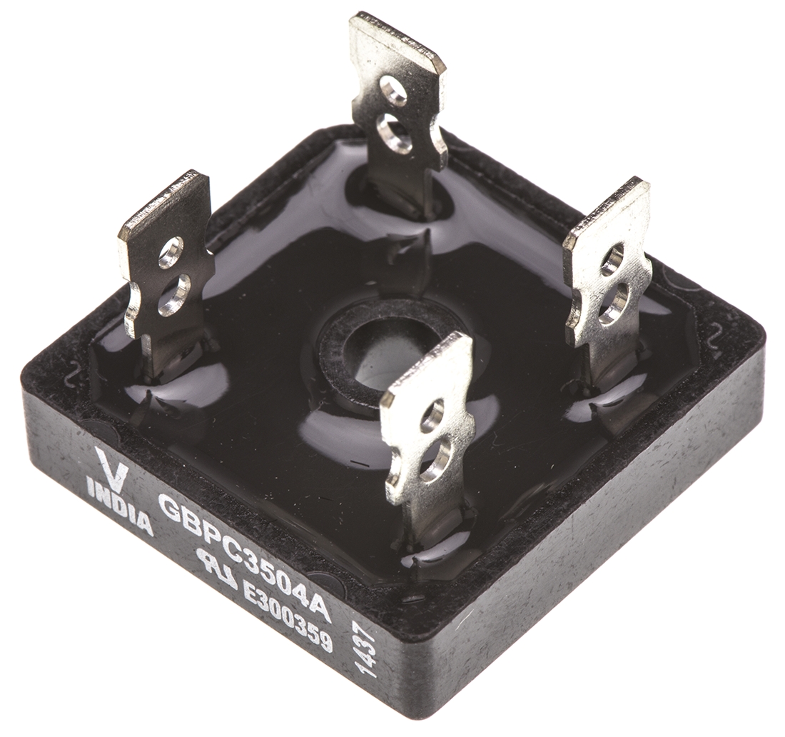 Vishay Bridge Rectifier, 35A, 400V, 4-Pin