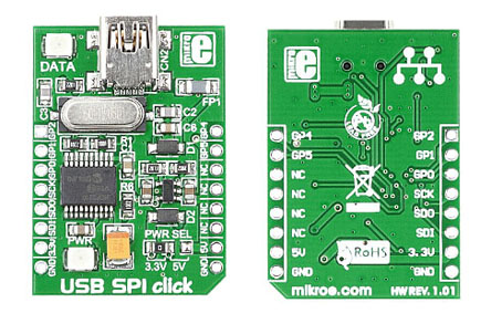 MikroElektronika USB SPI click MCP2210 Development Kit MIKROE-1204