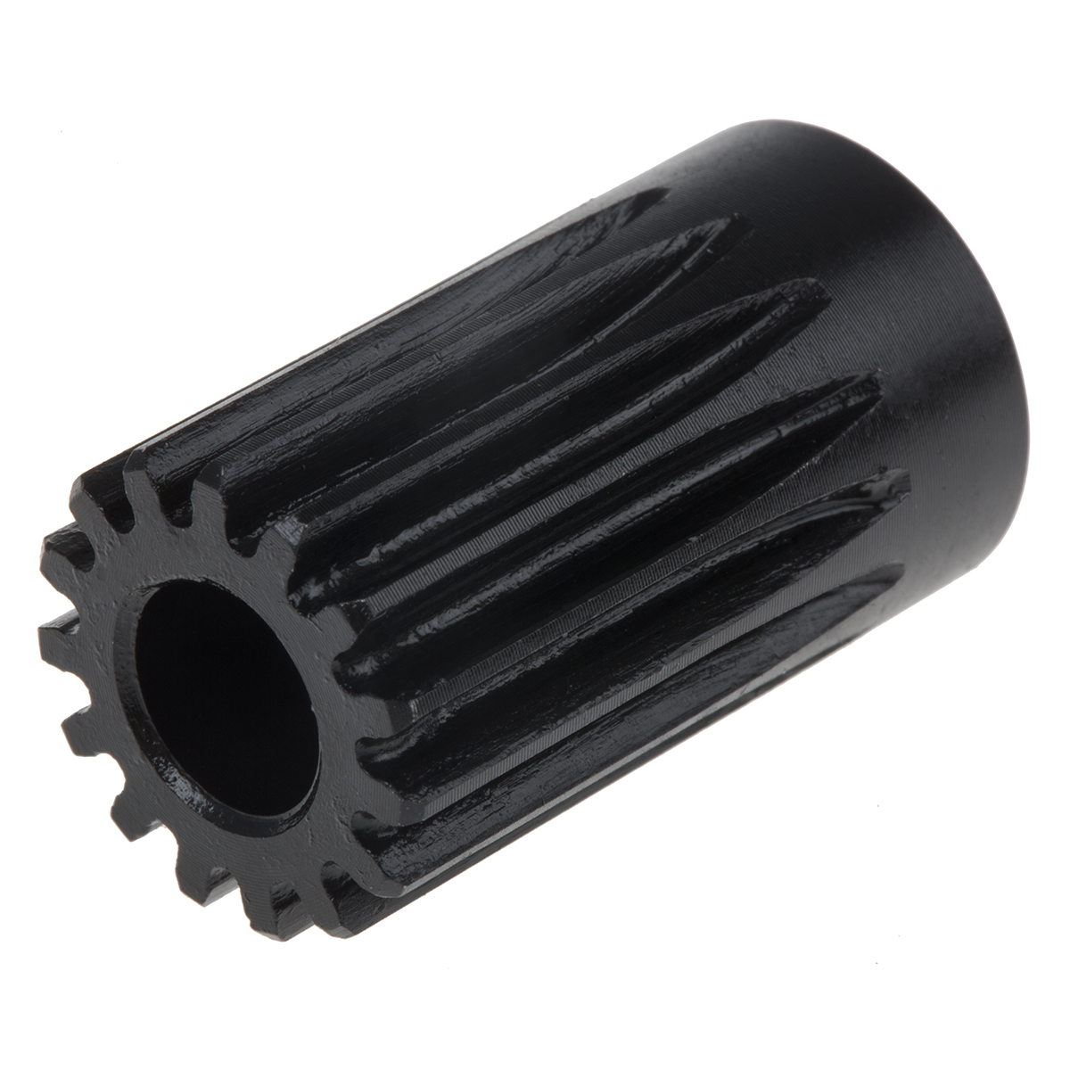 RS PRO Steel 15 Teeth Spur Gear, 1 Module, 8mm Bore Diam, 15mm Pitch Diam, 17mm Hub Diam