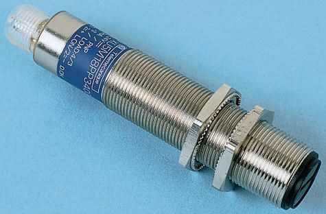 Telemecanique Sensors Diffuse Photoelectric Sensor, Barrel Sensor, 120 mm Detection Range