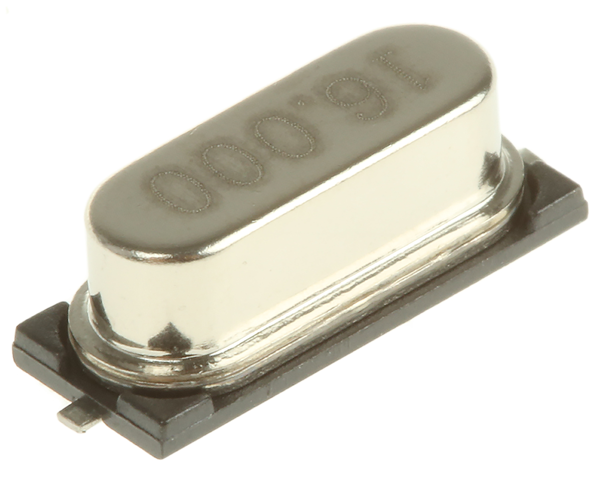 Euroquartz 16MHz Crystal ±30ppm SMD 2-Pin 12.4 x 4.5 x 4.2mm
