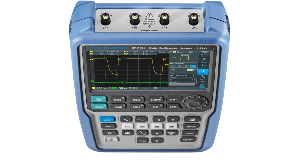 Rohde & Schwarz RTH Series, 500MHz Handheld Oscilloscope, 4 Analogue Channels