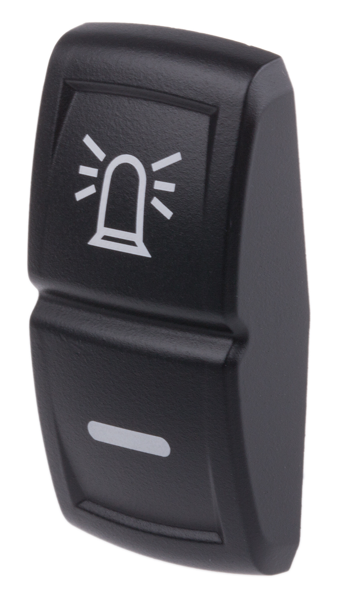 Carling Technologies, Rocker Switch Lens, Rocker Switch Lens, For Use With V Series Contura Switches, White