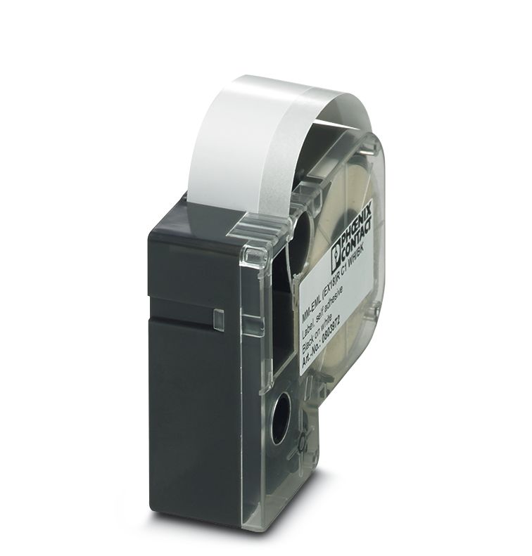 Phoenix Contact MM-EML Black on White Label Printer Tape, 8 m Length, 18 mm Width, 8m Label Length, 18mm Label Width