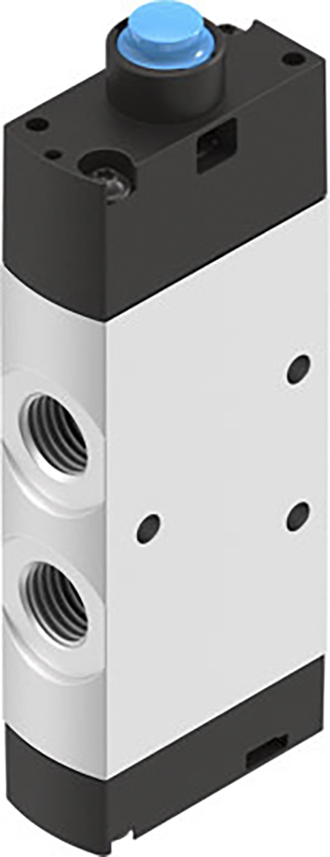 Festo Plunger 5/2 Pneumatic Manual Control Valve VMEF Series, G 1/4, 1/4in, 8031319