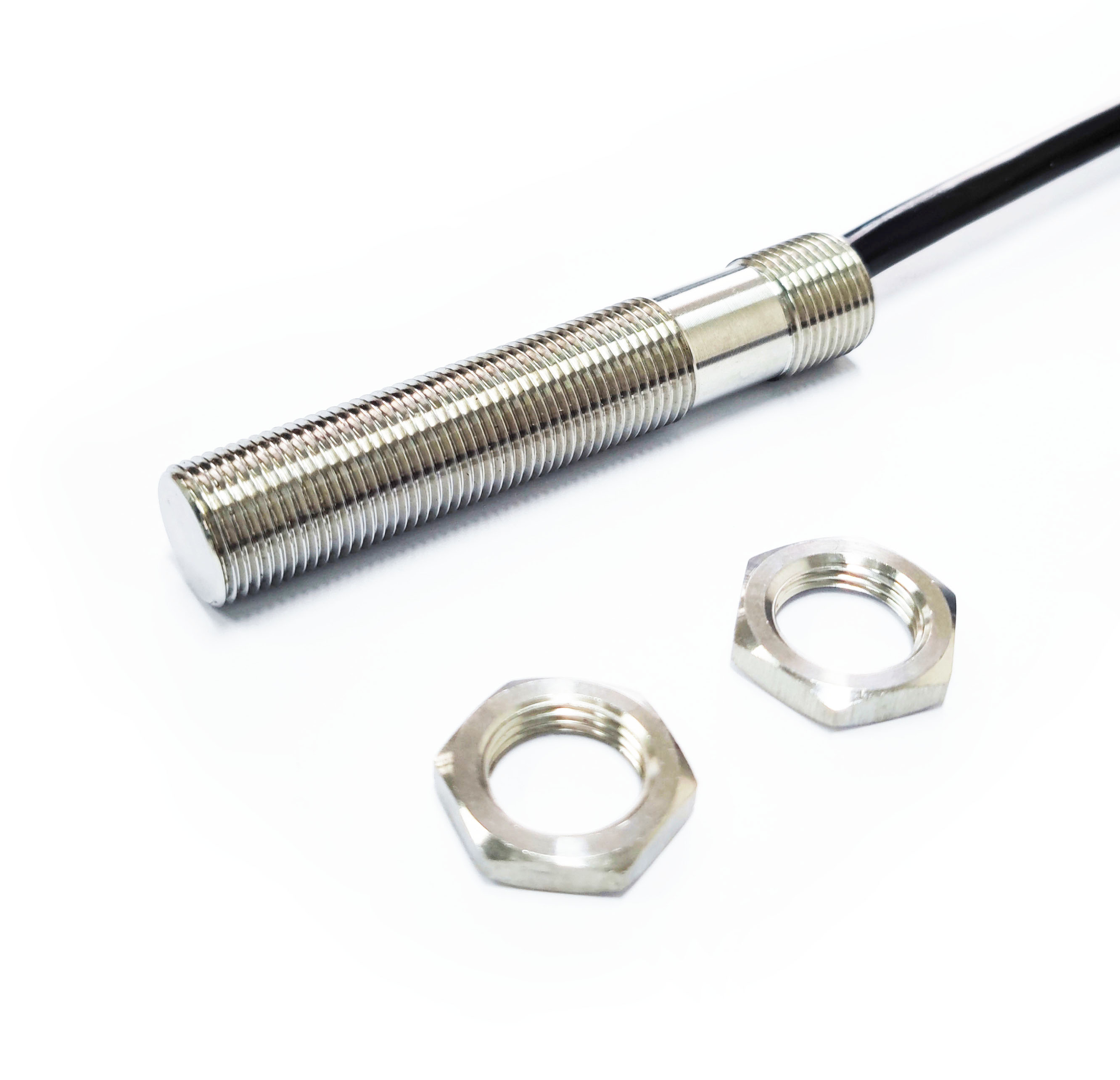 RS PRO Panel Hall Effect Sensor, NPN Output, 24 V dc, Barrel Body, 0.5 → 2.5 mm, 20V