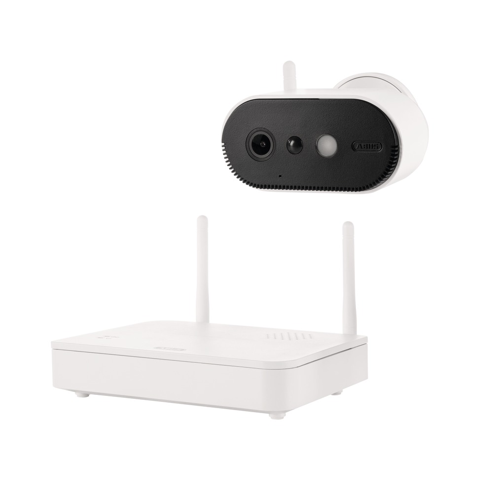 ABUS Indoor, Outdoor IR CCTV Surveillance Kit, 1 Camera Connections, Wireless