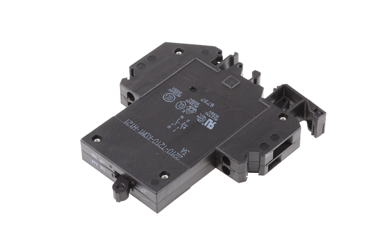 ETA Thermal Magnetic Circuit Breaker - 2210  Single Pole DIN Rail Mount, 3A Current Rating