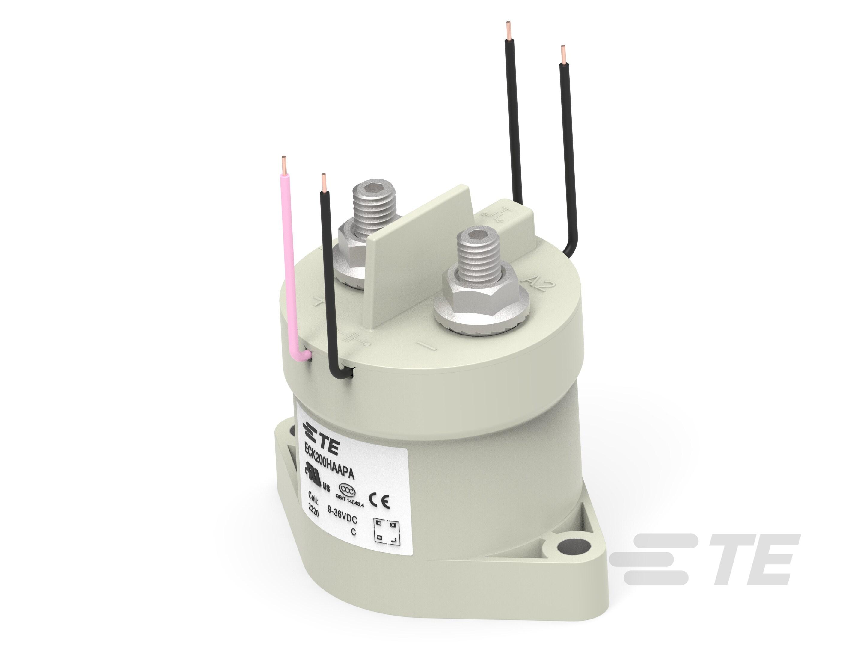 TE Connectivity ECK200 ECK200 Contactor, 36 VDC Coil, 1-Pole, 200 A, 1 Form X (NO - DM)