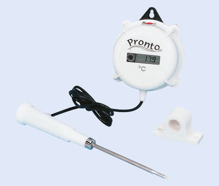 Hanna Instruments HI 146-2008 Wired Digital Thermometer for Food Industry, Industrial Use, 1 Input(s), ±0.3 °C Accuracy