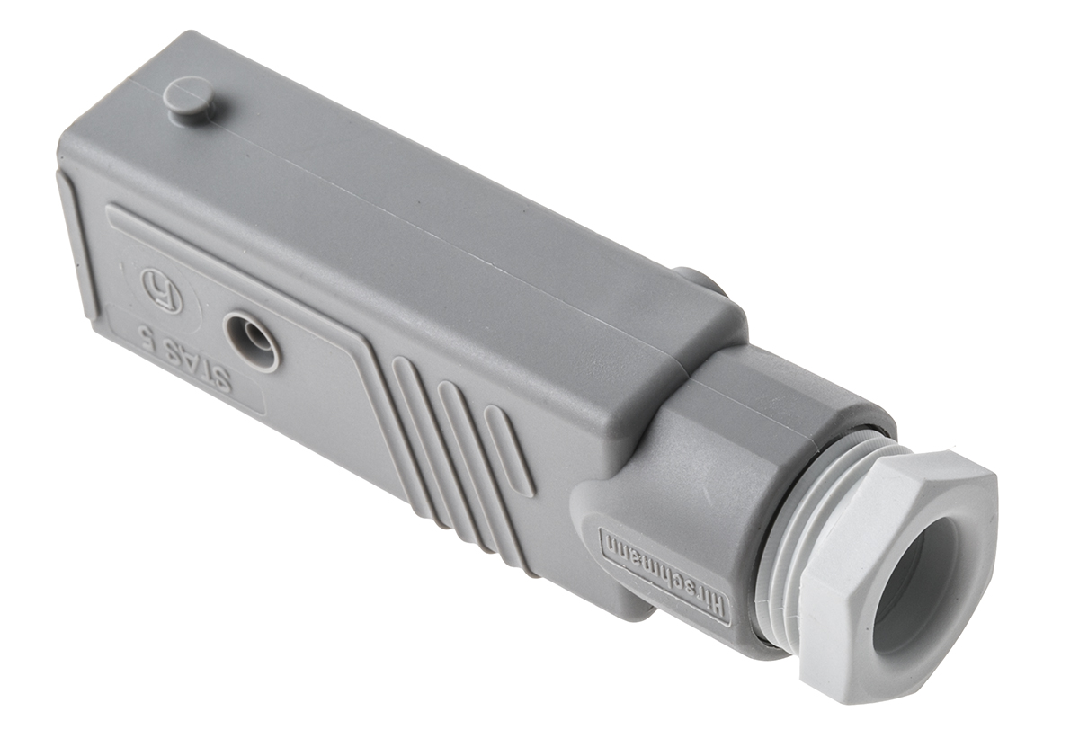 Hirschmann, ST IP54 White Cable Mount Industrial Power Plug, Rated At 10A, 250 V, 400 V
