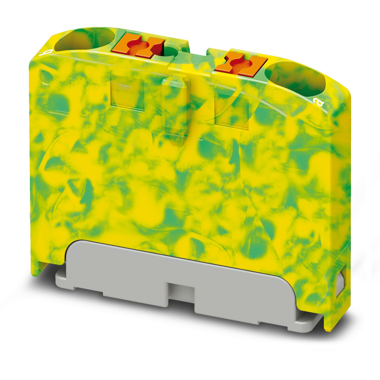 Phoenix Contact Distribution Block, 2 Way, 4mm², 24A, 450 V, Green, Yellow