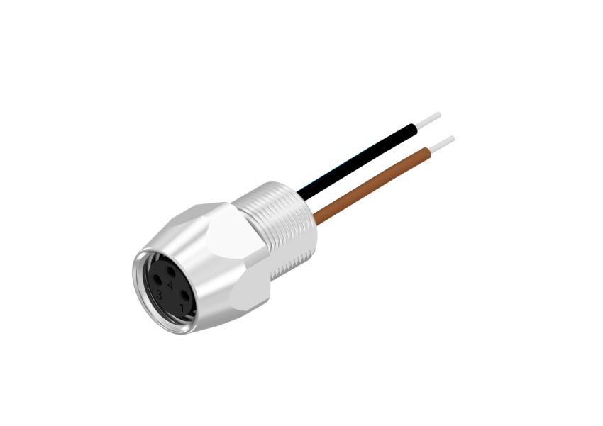 CONEC Circular Connector, 3 Contacts, Panel, M8 Connector, Socket, Female, IP67, SAL8 Series