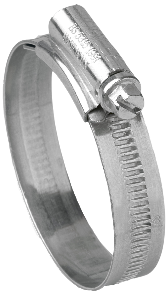 Jubilee Stainless Steel Slotted Hex Worm Drive, 13mm Band Width, 35 → 50mm ID
