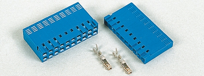 Amphenol Communications Solutions, DUBOX Female Connector Housing, 2.54mm Pitch, 6 Way, 1 Row