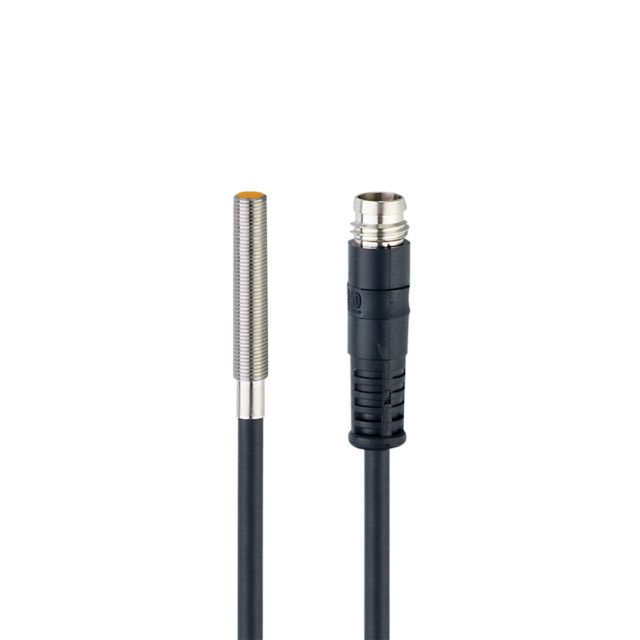 ifm electronic Inductive Threaded Barrel Proximity Sensor, 0.8 mm Detection, PNP NO, 10 → 36 V dc
