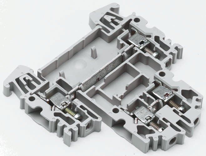 Weidmuller WDK Series Green/Yellow Double Level Terminal Block, 4mm², Double-Level, Screw Termination