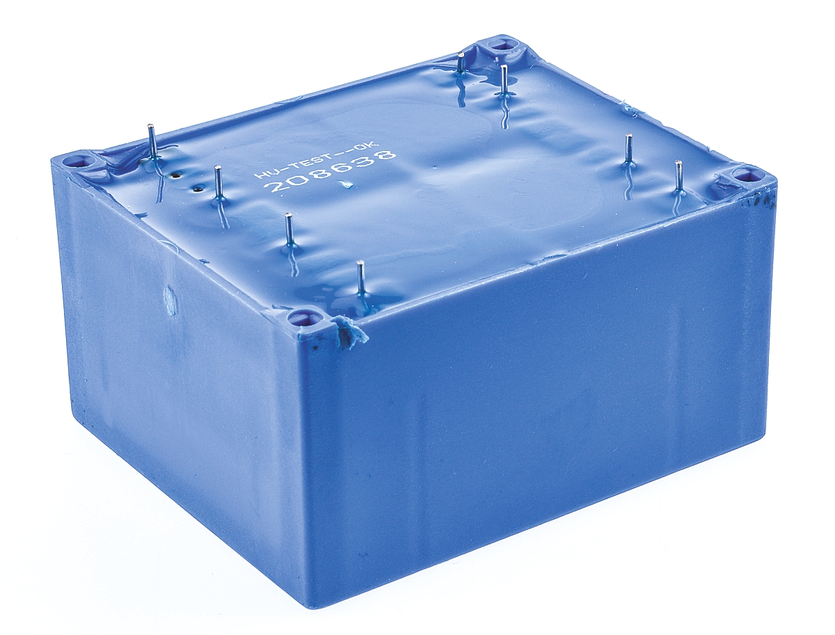 Block 15V ac 2 Output Through Hole PCB Transformer, 30VA