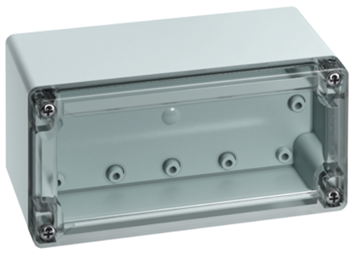 Spelsberg TG Series Grey Polycarbonate Enclosure, IP66, IP67, Grey Lid, 162 x 85 x 82mm