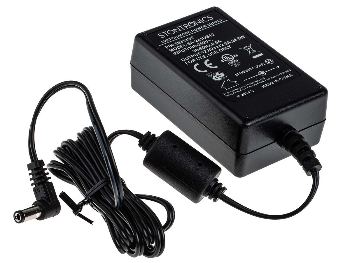 RS PRO 24W Plug-In AC/DC Adapter 12V dc Output, 0 → 2A Output