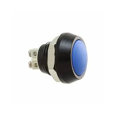 Bulgin Push Button Switch, Momentary, Panel Mount, 12mm Cutout, SPST, 36V dc, IP67