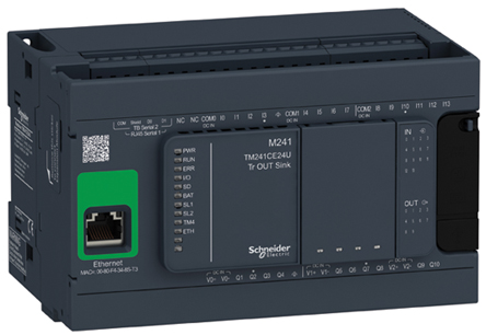 Schneider Electric Modicon M241 Series PLC CPU, Transistor Output, 14-Input