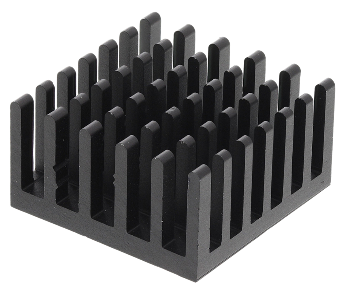 Fischer Elektronik Heatsink, Universal Square Alu, 14.8K/W, 23 x 23 x 12.3mm