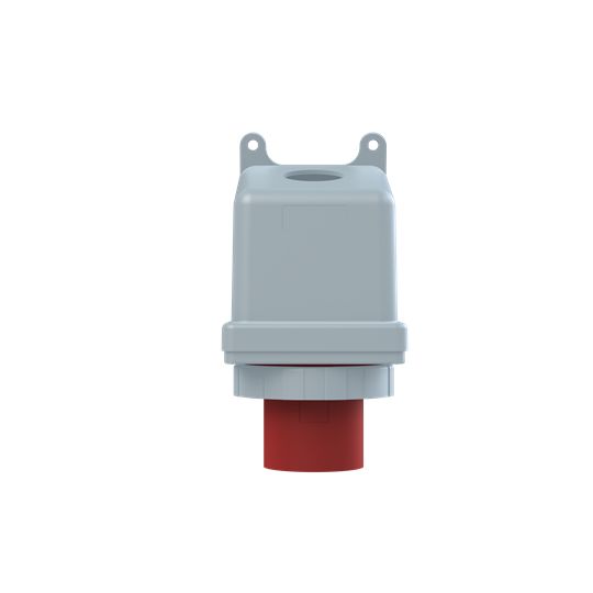 Amphenol Industrial, 2CMA1 IP67, IP69 Red Wall Mount 3P+N+E Industrial Power Plug, Rated At 125A, 415 V