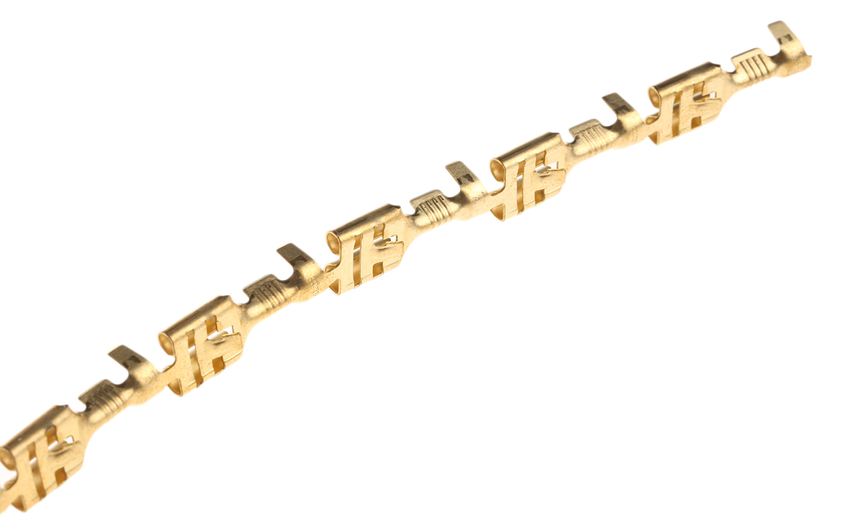 TE Connectivity FASTIN-FASTON .250 Uninsulated Female Spade Connector, Receptacle, 6.35 x 0.81mm Tab Size, 0.8mm² to