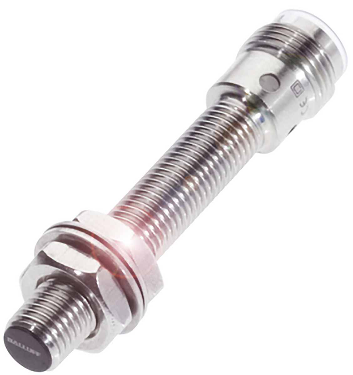 BALLUFF Inductive Threaded Barrel Proximity Sensor, M8, 1.5 mm Detection, PNP NO, 10 → 30 V dc