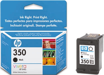 Hewlett Packard 350 Black Ink Cartridge